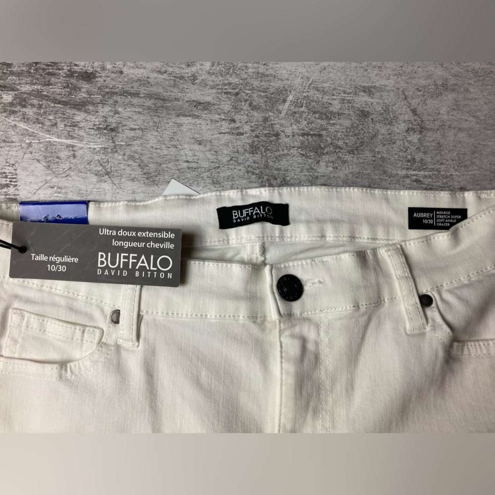 Buffalo David Bitton Women's White Skinny Jeans